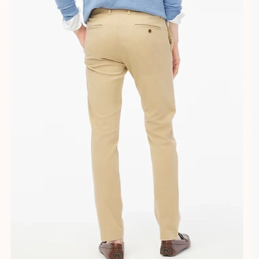 J crew British khaki Slim-fit flex chino pant